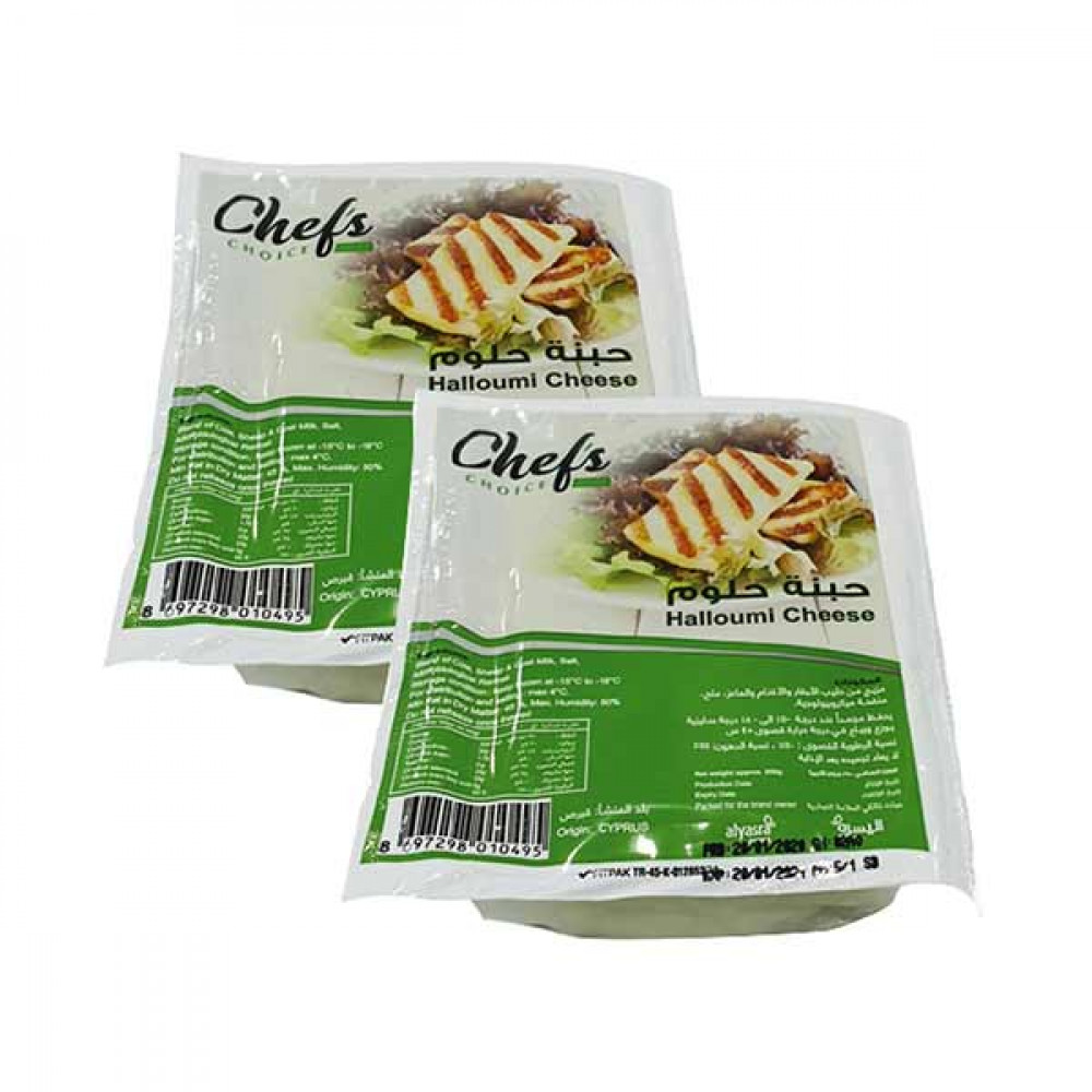 Chef-s Choice Halloumi Cheese 2 x 250gm  Chef-s Choice Halloumi Cheese 2 x 250gm