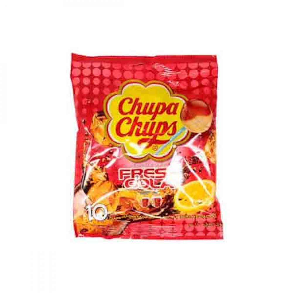 Chupa Chups Lollipops Fresh Cola 120gm  Chupa Chups Lollipops Fresh Cola 120gm