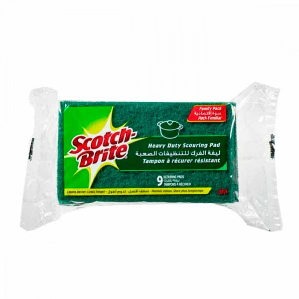 Scotch Brite Heavy Duty Scour Pad 9s  Scotch Brite Heavy Duty Scour Pad 9s