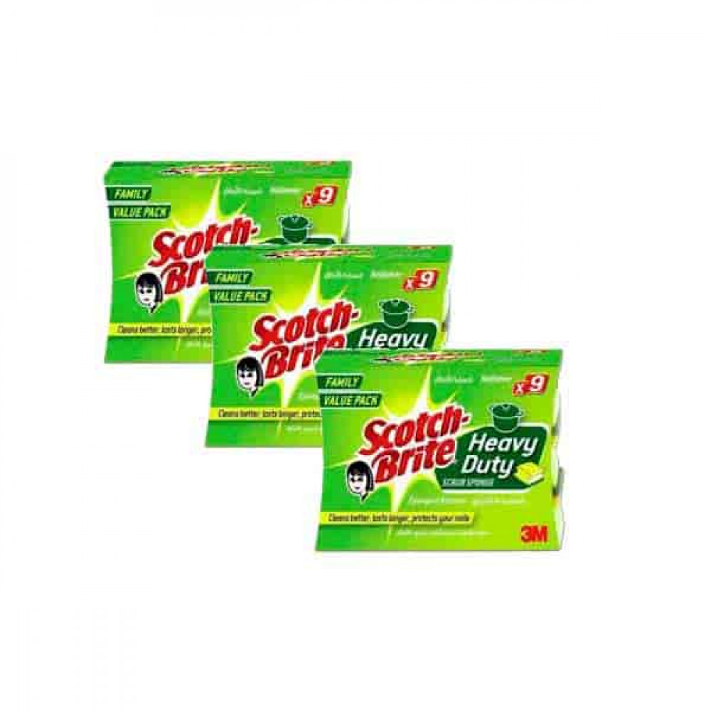 Scotch Brite Scrub Sponge Nail Saver (2+1 Free)  Scotch Brite Scrub Sponge Nail Saver (2+1 Free)