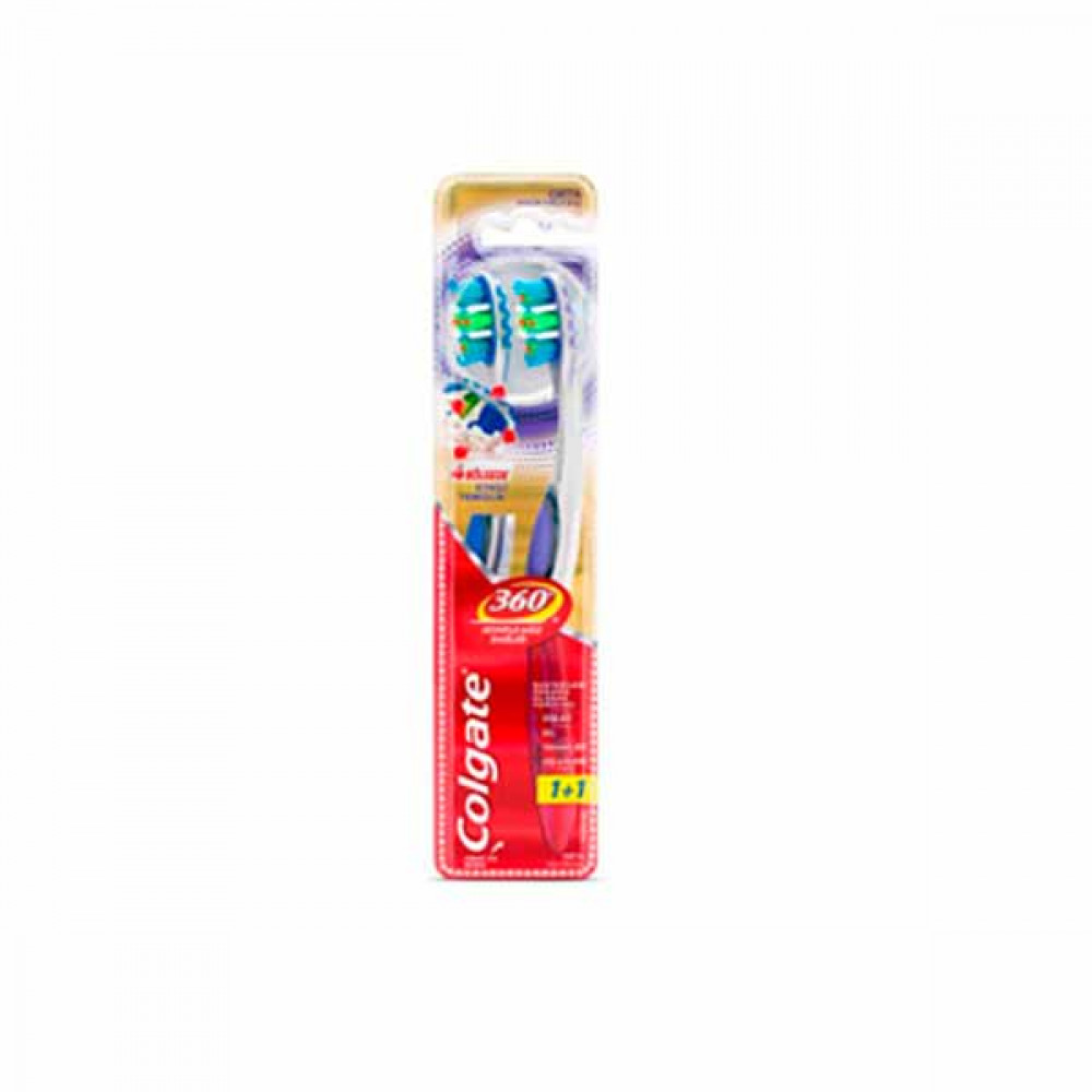 Colgate Tooth Brush M 360 Advanced 1+1 Free  Colgate Tooth Brush M 360 Advanced 1+1 Free