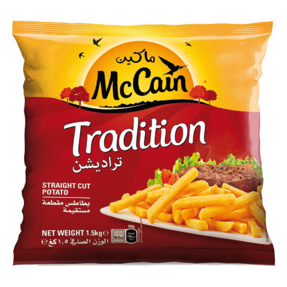 MCCAIN TRADITION STRAIGHT CUT POTATO 1.5KG 