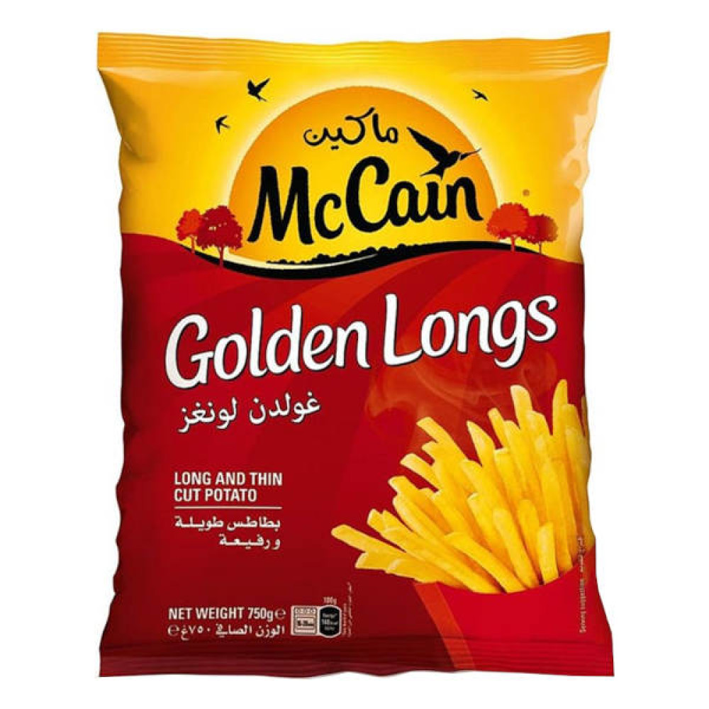 MCCAIN GOLDEN LONGS THIN CUT POTATO 750GM 