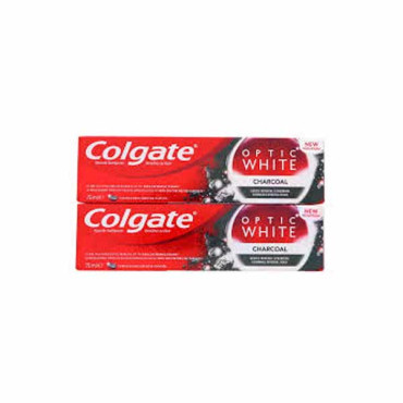 COLGATE TOOTHPASTE CHARCOAL 2 X 75ML 