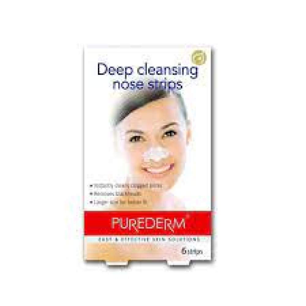 PUREDERM NOSE STRIPS 6S