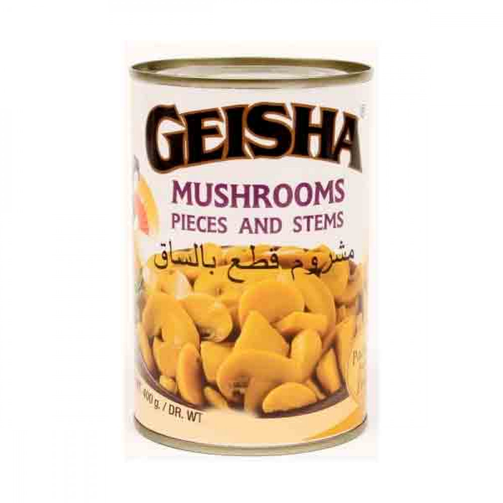 Geisha Mushroom Pieces & Stems 400gm Geisha Mushroom Pieces & Stems 400gm