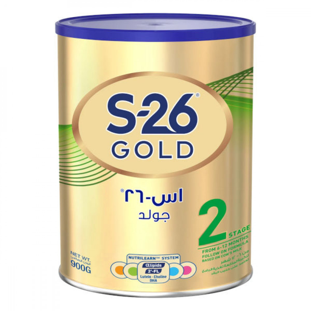 Nestle S-26 Gold 2 Follow On Milk Formula 6 to 12 Months 900gm  Nestle S-26 Gold 2 Follow On Milk Formula 6 to 12 Months 900gm