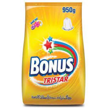 BONUS TRISTAR DETERGENT POWDER 950GM