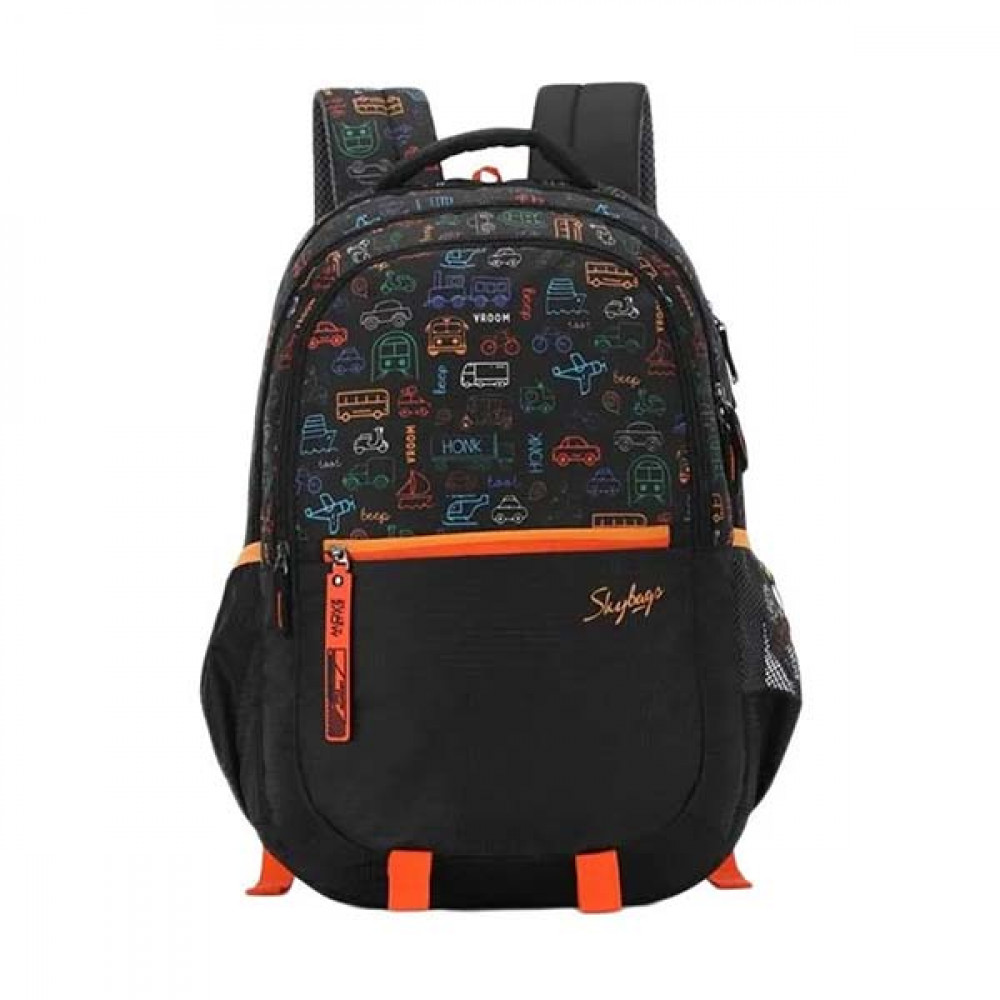 Skybags Casual Backpack Figo Plus 07 Black  Skybags Casual Backpack Figo Plus 07 Black