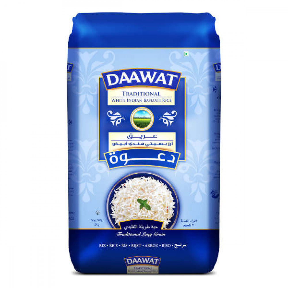 Daawat Traditional Indian Basmati Rice 2Kg  Daawat Traditional Indian Basmati Rice 2Kg