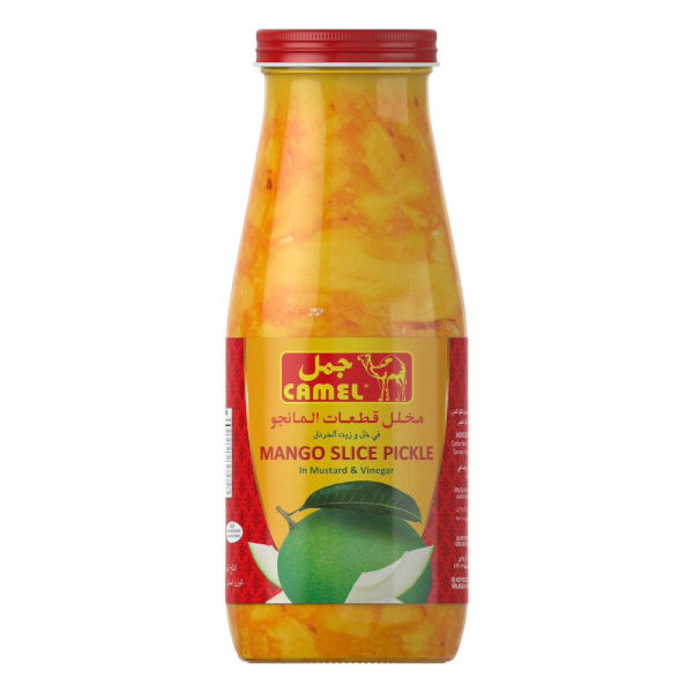 Camel Mango Slice Pickle in Mustard & Vinegar 450gm  Camel Mango Slice Pickle in Mustard & Vinegar 450gm