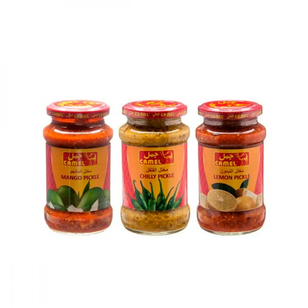 Camel Pickle Assorted 3 x 400gm  Camel Pickle Assorted 3 x 400gm