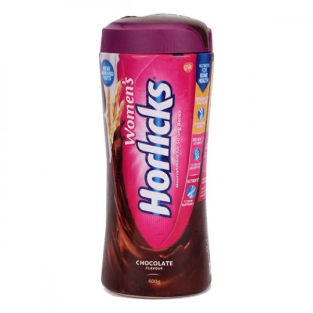 Women's Horlicks Chocolate Malt Powder 400gm  Women's Horlicks Chocolate Malt Powder 400gm