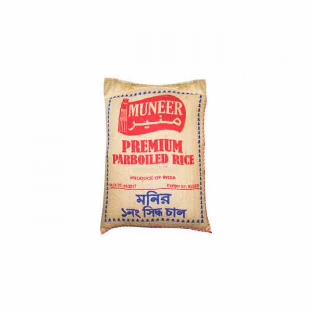 MUNEER PREMIUM PARBOILED RICE 5KG 
