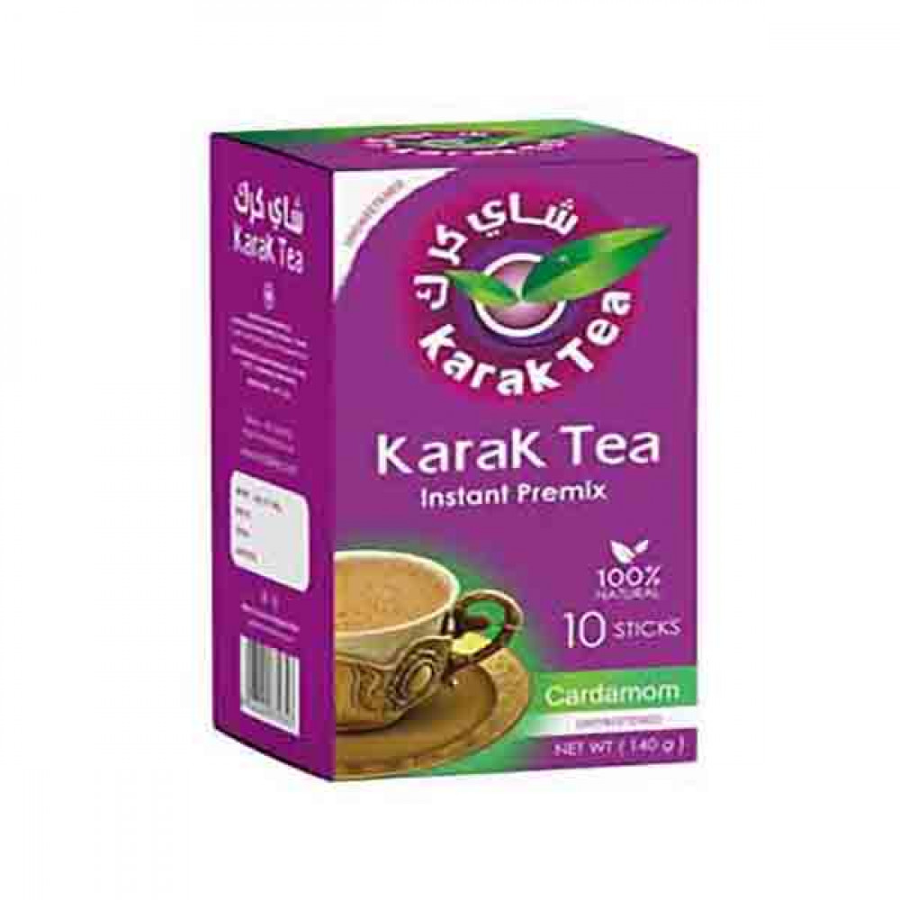 Karak Tea Instant Premix With Cardamon Unsweetened 10 x 14gm  Karak Tea Instant Premix With Cardamon Unsweetened 10 x 14gm