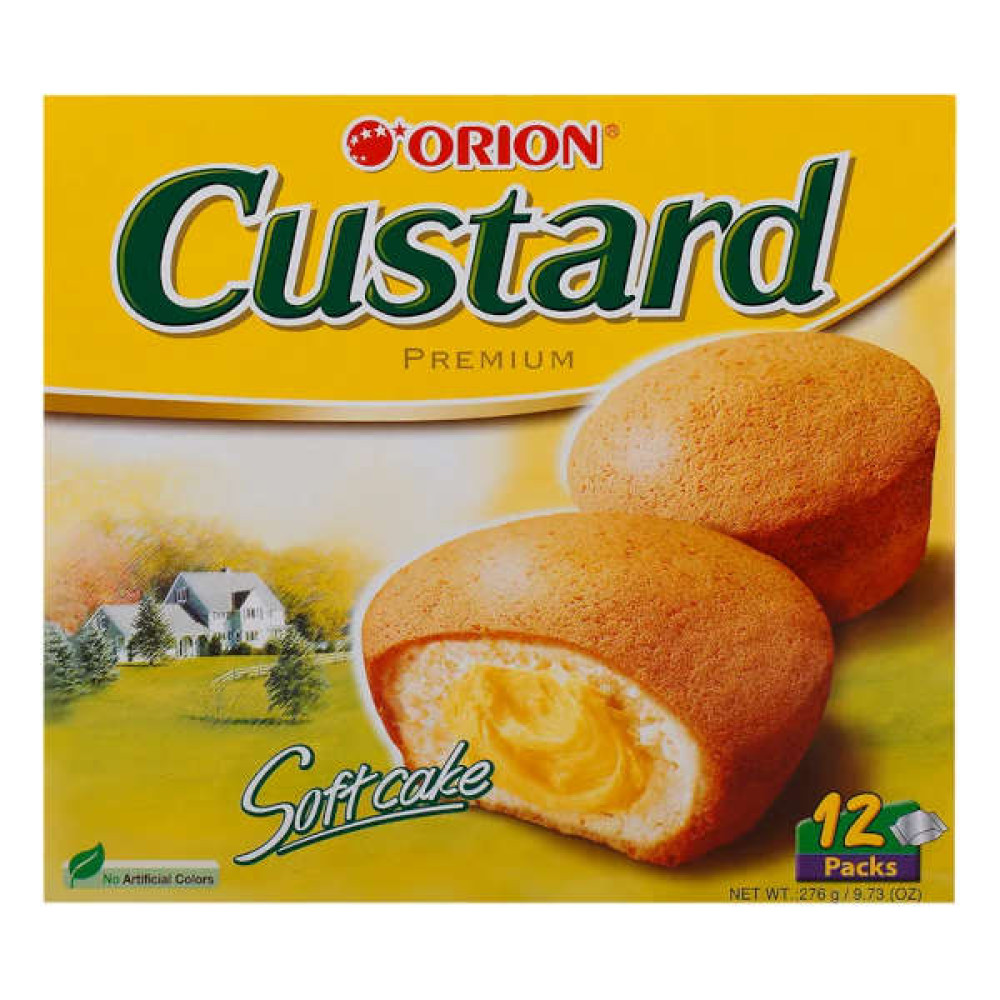 ORION CUSTARD PREMIUM SOFT CAKE 276GM 