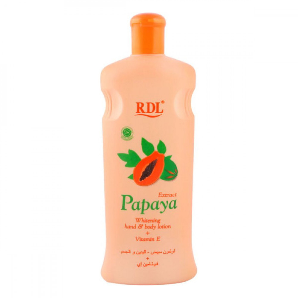 RDL Papaya Extract Whitening Hand & Body Lotion 600ml  RDL Papaya Extract Whitening Hand & Body Lotion 600ml