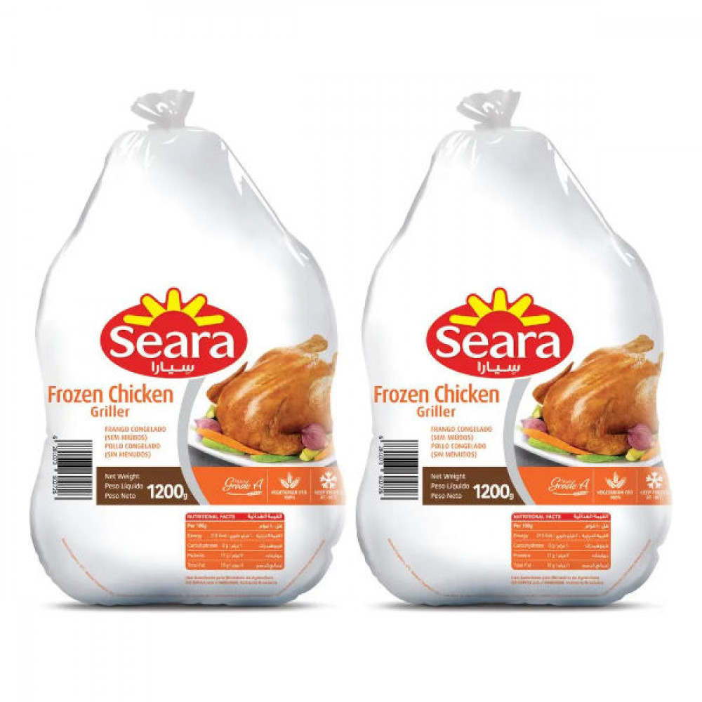 Seara Frozen Chicken 2 x 1200gm   Seara Frozen Chicken 2 x 1200gm
