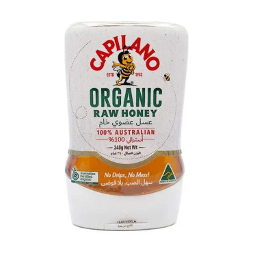 CAPILANO ORGANIC RAW HONEY 340GM 