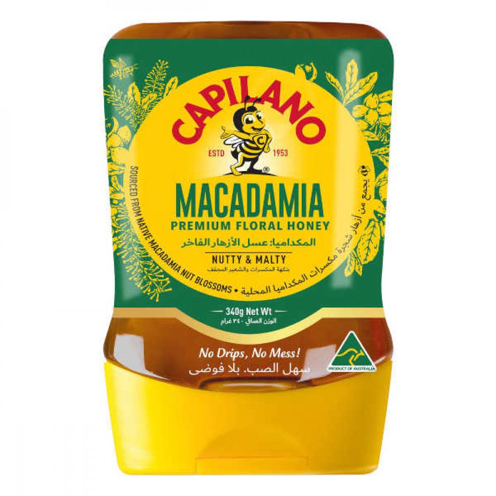 Capilano Macadamia Floral Honey 340gm  Capilano Macadamia Floral Honey 340gm