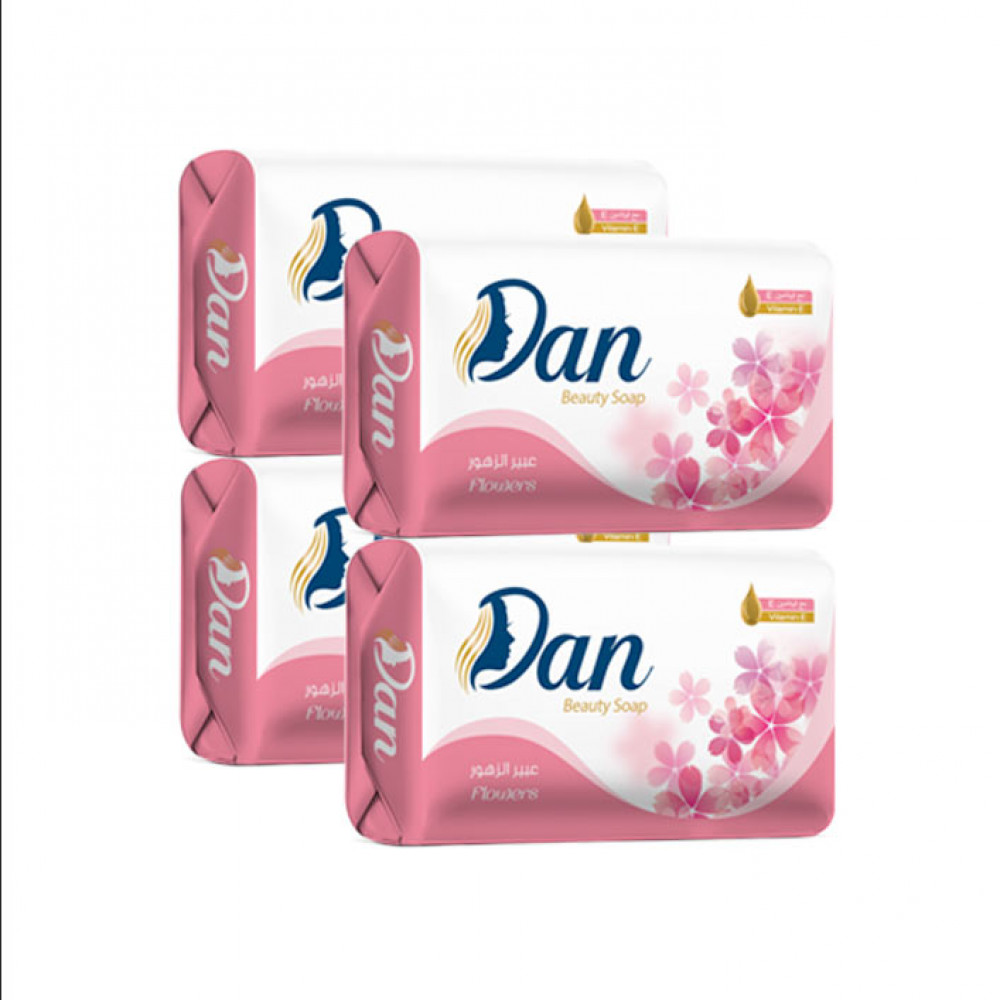 Dan Flowers Soap Pink 4X125 Gm