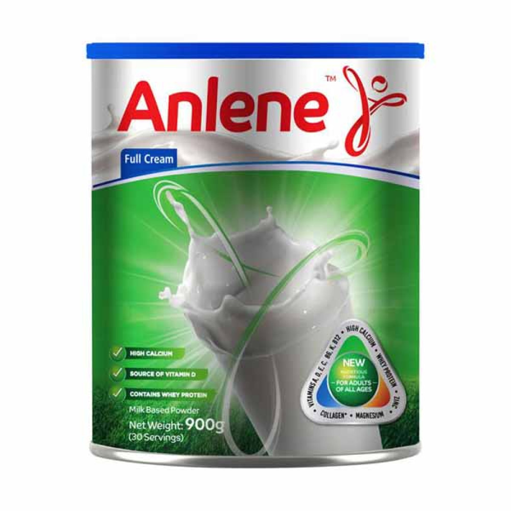 ANLENE FULL CREAM MILK POWDER 900GM 