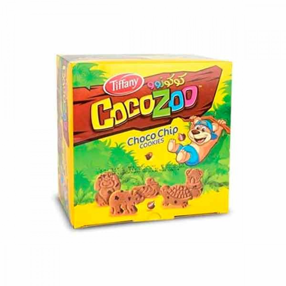 Tiffany Cocozoo Chocochip Cookies 12 x 30gm  Tiffany Cocozoo Chocochip Cookies 12 x 30gm