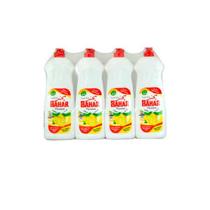 Bahar Premium Dish Wash Liquid Lemon 400ml 4s 