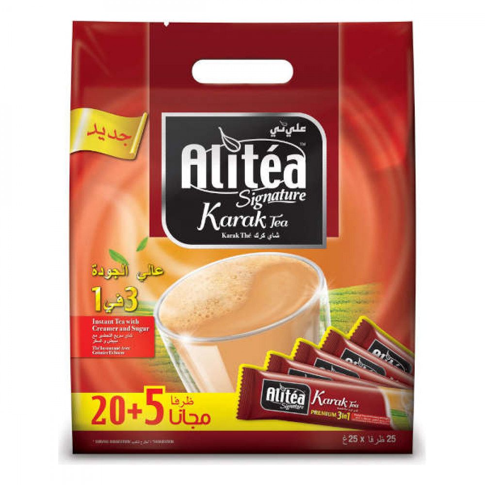 Alitea Signature 3in 1 Instant Karak Tea 25 x 25gm  Alitea Signature 3in 1 Instant Karak Tea 25 x 25gm